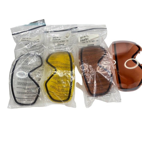 Smith Phenom Turbo Replacement Fan Lens Yellow, Clear, Brown With Case New - Picture 1 of 15